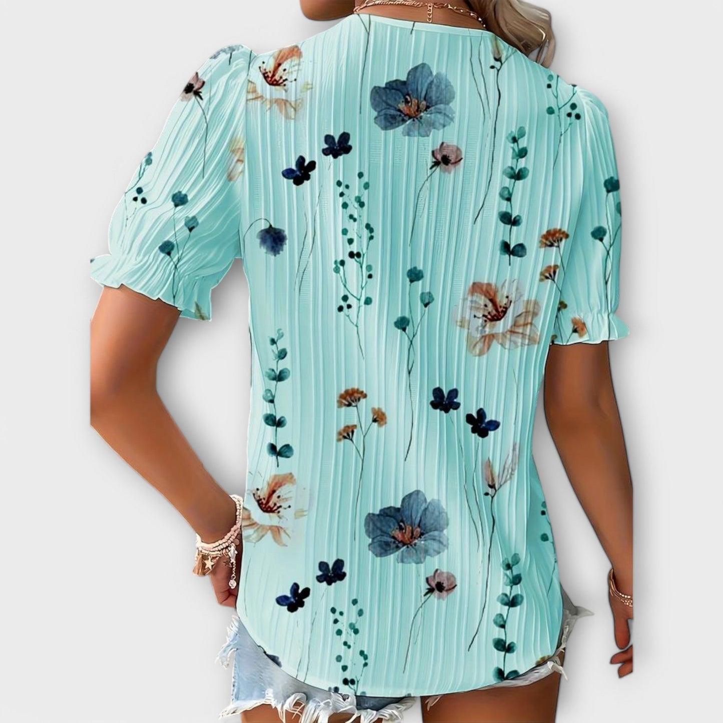 Emily - Stylish V-Neck Blouse
