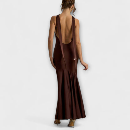 Lennon - Elegant Satin Maxi Dress