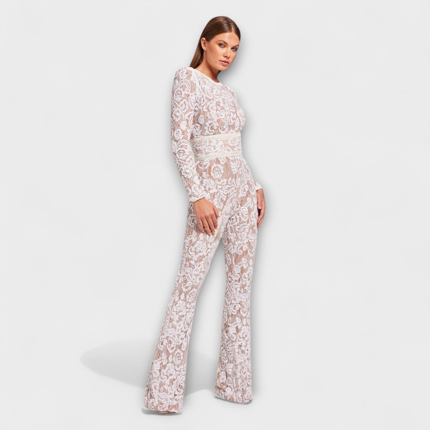 Theresia - Lace Corset Jumpsuit