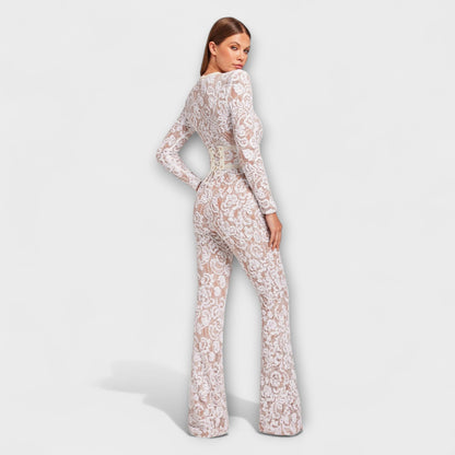 Theresia - Lace Corset Jumpsuit
