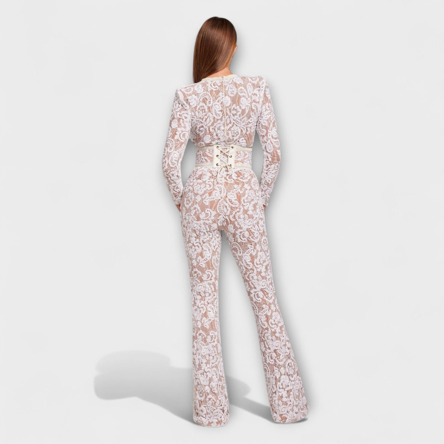 Theresia - Lace Corset Jumpsuit