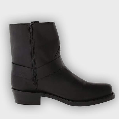 Elise – Women’s Zip-Up Leather Ankle Boots with Sleek Silhouette
