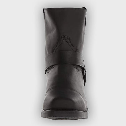 Elise – Women’s Zip-Up Leather Ankle Boots with Sleek Silhouette
