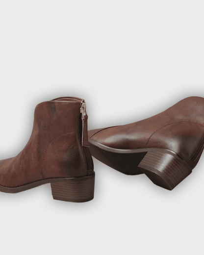 Freyja – Women’s Elegant Knee-High Boots with Block Heel