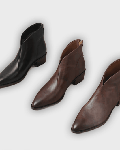 Freyja – Women’s Elegant Knee-High Boots with Block Heel
