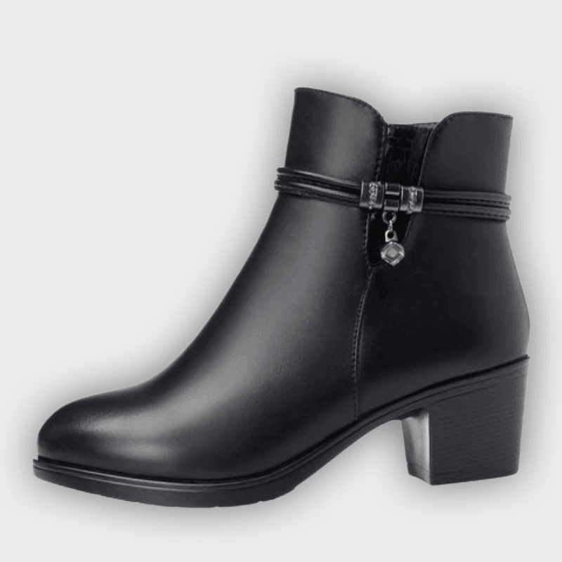 Isolde – Women’s Suede Ankle Boots with Side Zip & Cushioned Insole