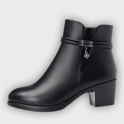 Isolde – Women’s Suede Ankle Boots with Side Zip & Cushioned Insole