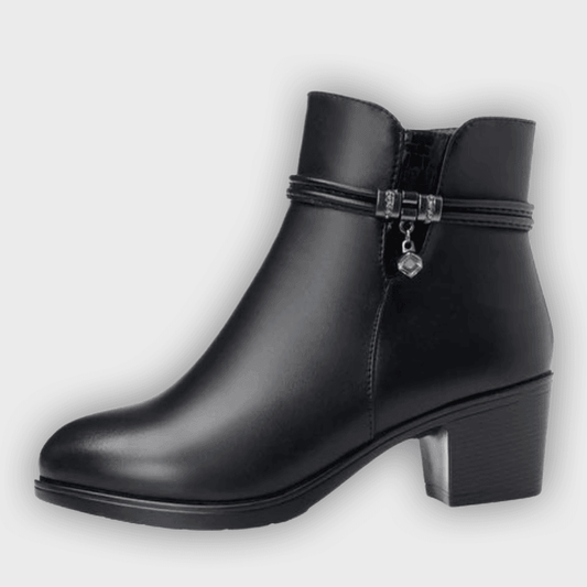 Isolde – Women’s Suede Ankle Boots with Side Zip & Cushioned Insole