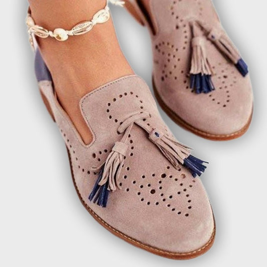Roisin – Women’s Leather Loafers with Tassel Detail
