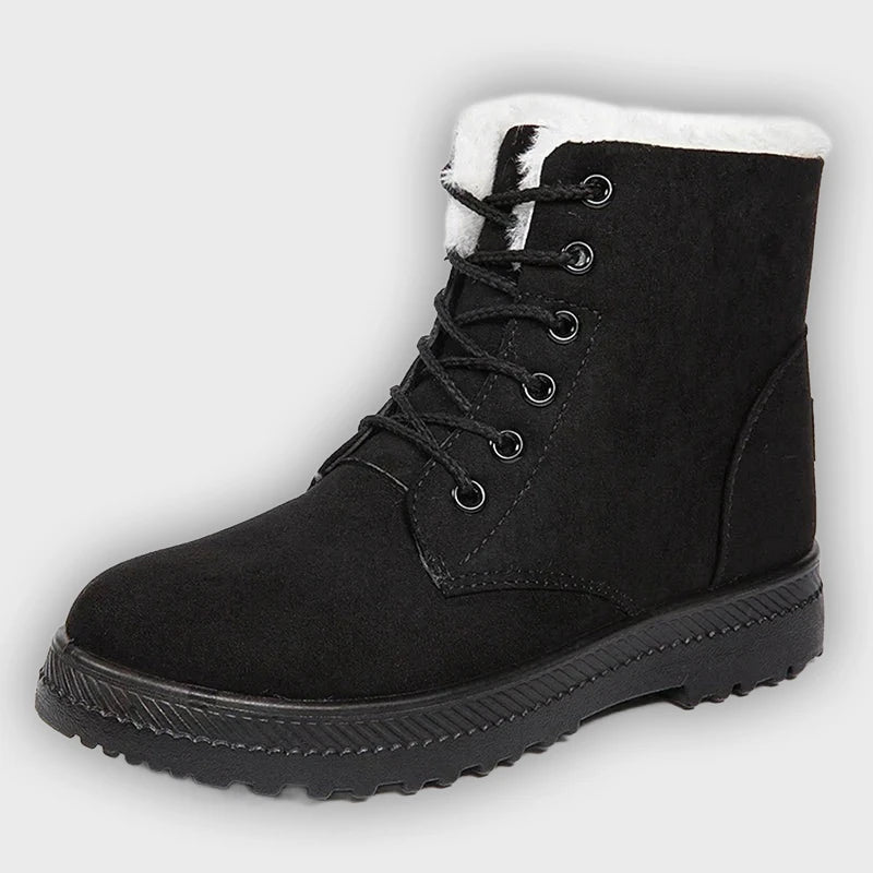 Sanni – Women’s Plush Lined Boots – Low Heel, Cozy & Stylish