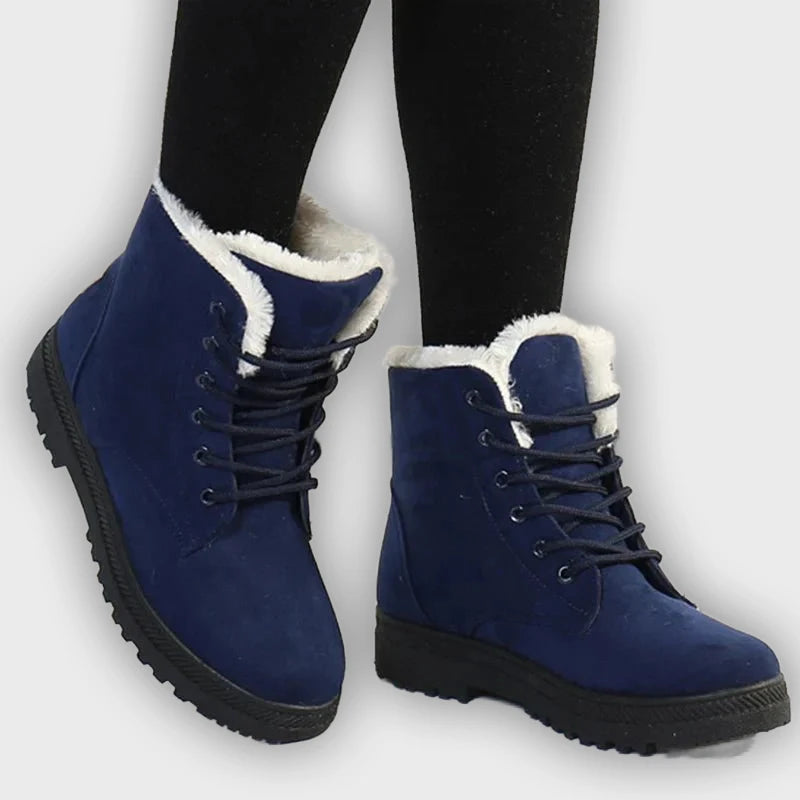 Sanni – Women’s Plush Lined Boots – Low Heel, Cozy & Stylish
