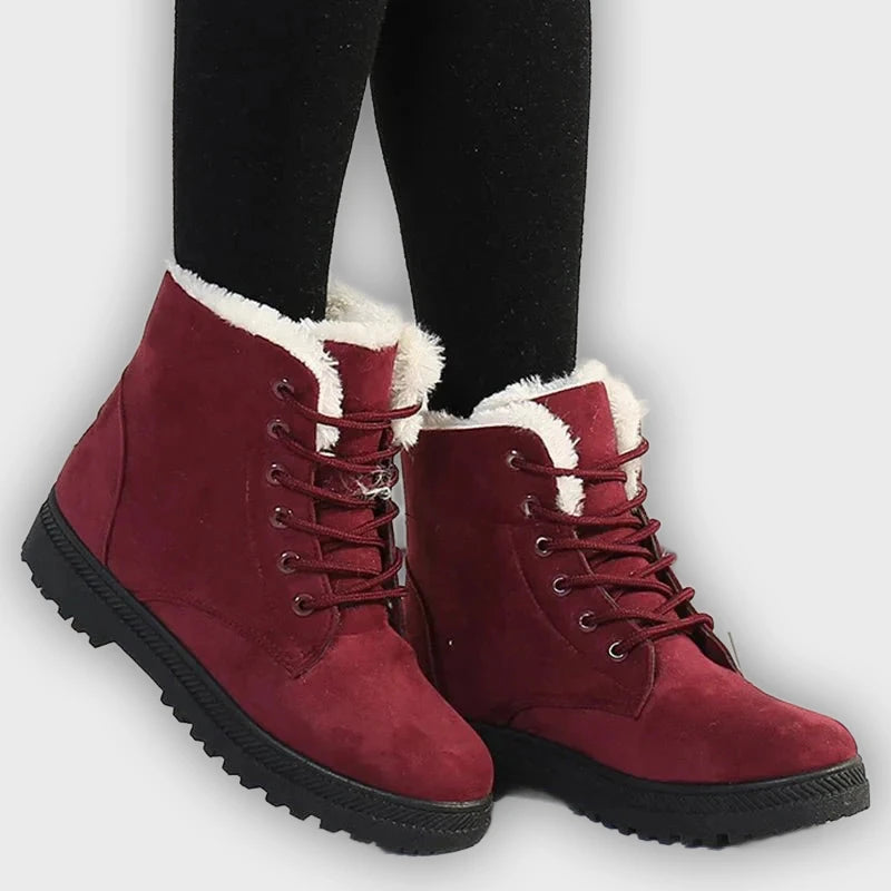 Sanni – Women’s Plush Lined Boots – Low Heel, Cozy & Stylish