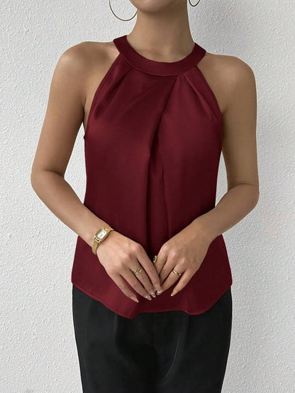 Skye - Stylish Satin Off-Shoulder Blouse