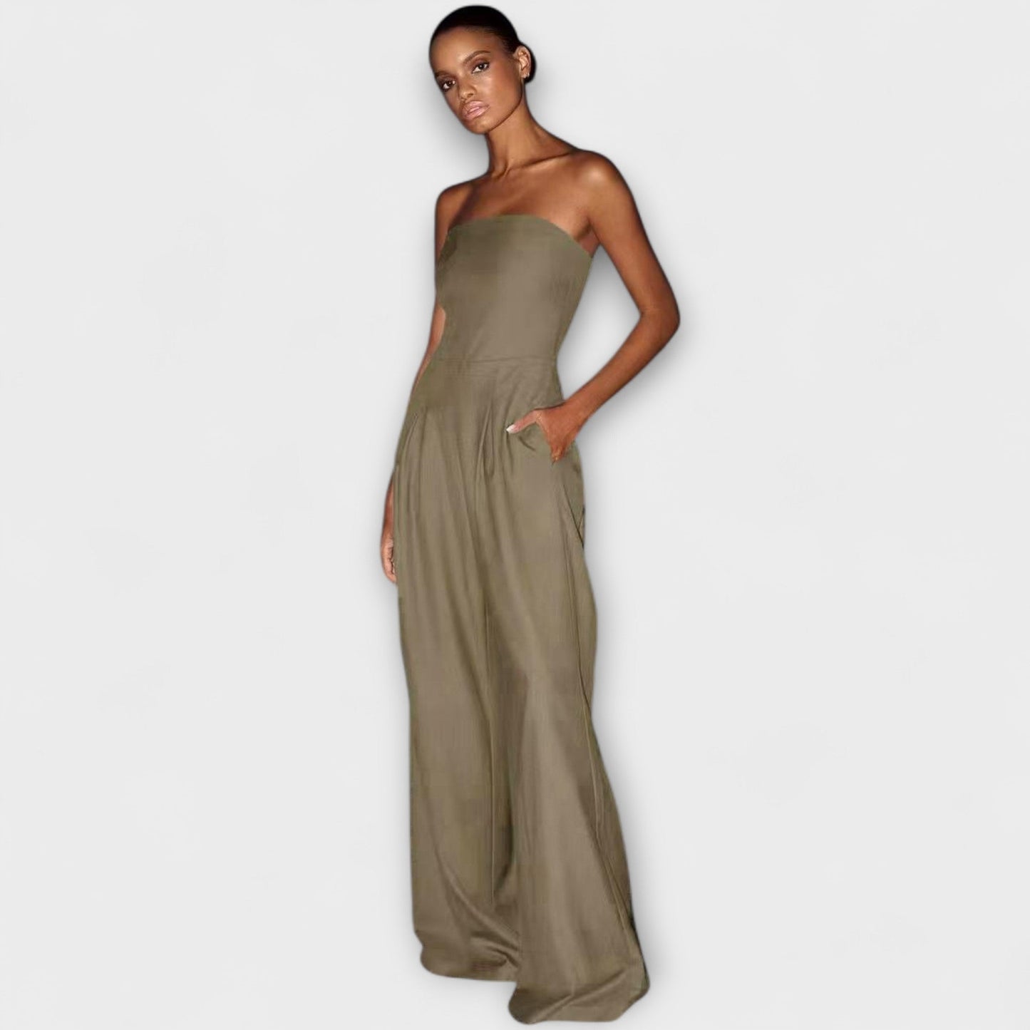 Amélie - Chic Strapless Jumpsuit