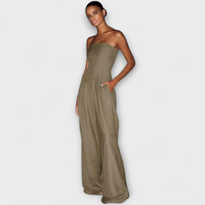 Amélie - Chic Strapless Jumpsuit
