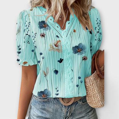 Emily - Stylish V-Neck Blouse