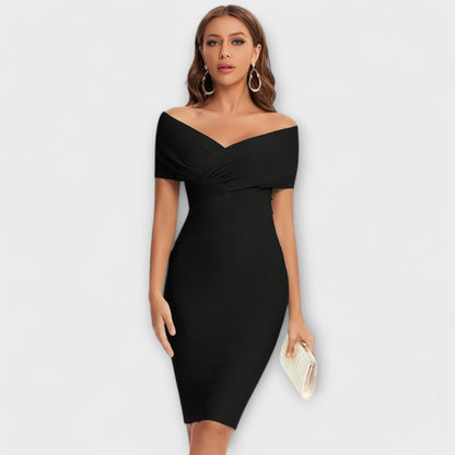 V-Neck Elegant Dress