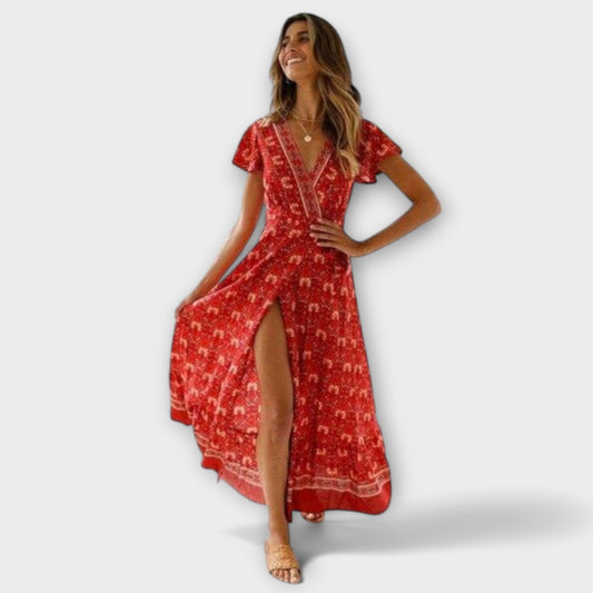 Briony - Bohemian Midi Dress