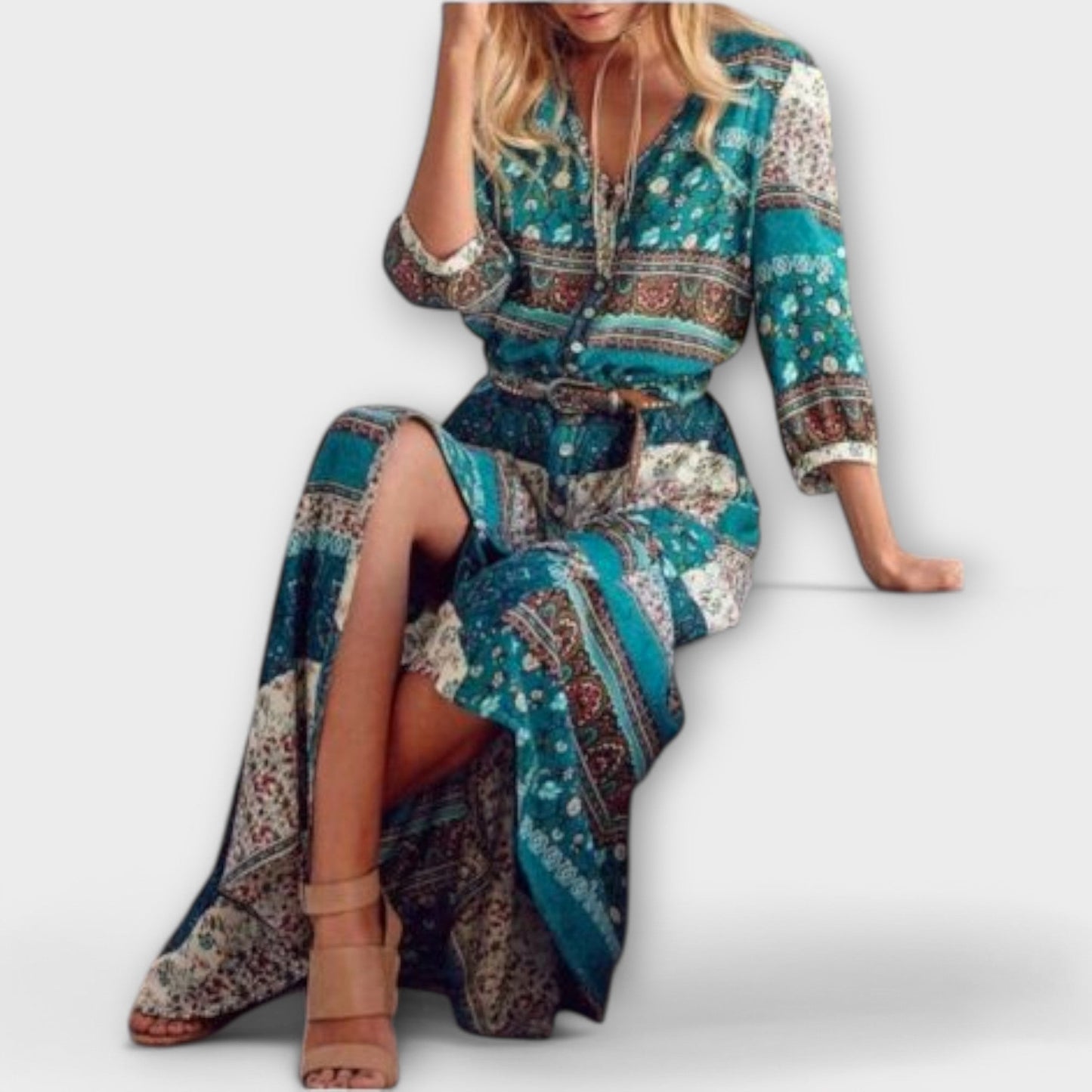 Cariba - Bohemian Midi Dress