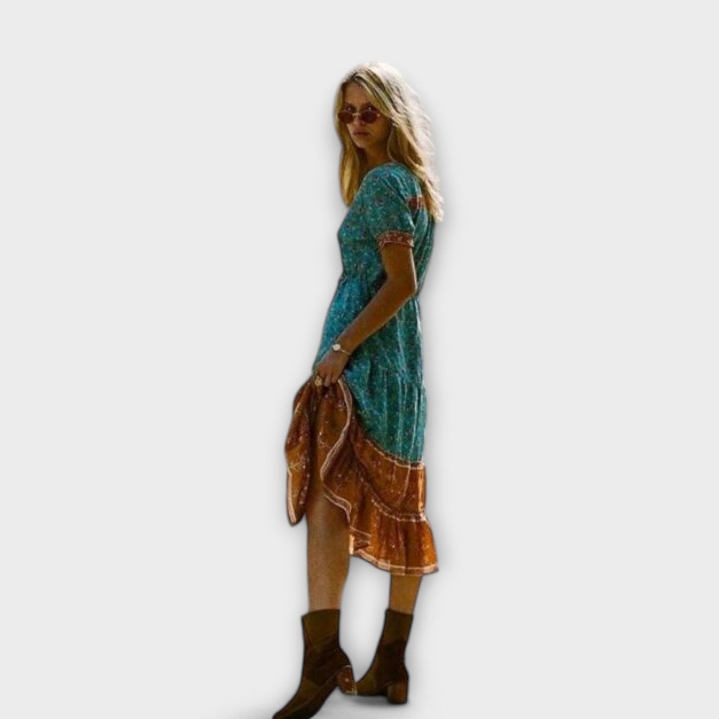 Ranya - Bohemian Midi Dress
