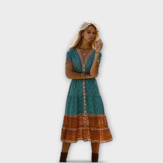 Ranya - Bohemian Midi Dress
