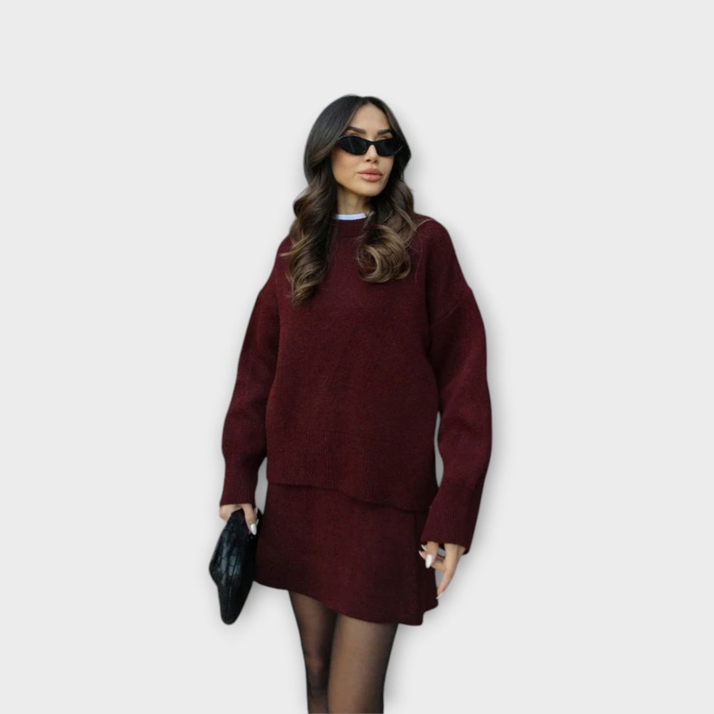 Carol - Casual Knit Outfit