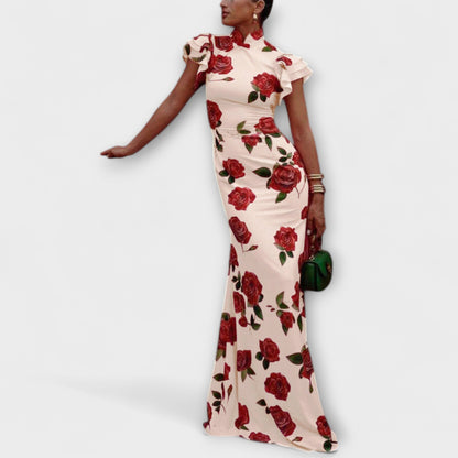 Luna - Floral Print Maxi Dress