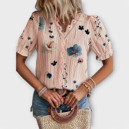 Emily - Stylish V-Neck Blouse
