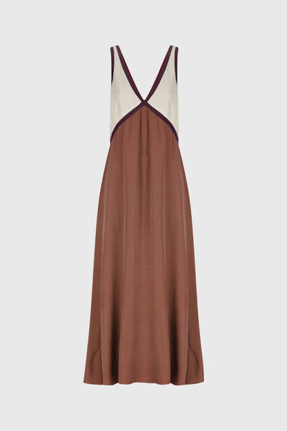 Summer Boho Dress with V-Neck