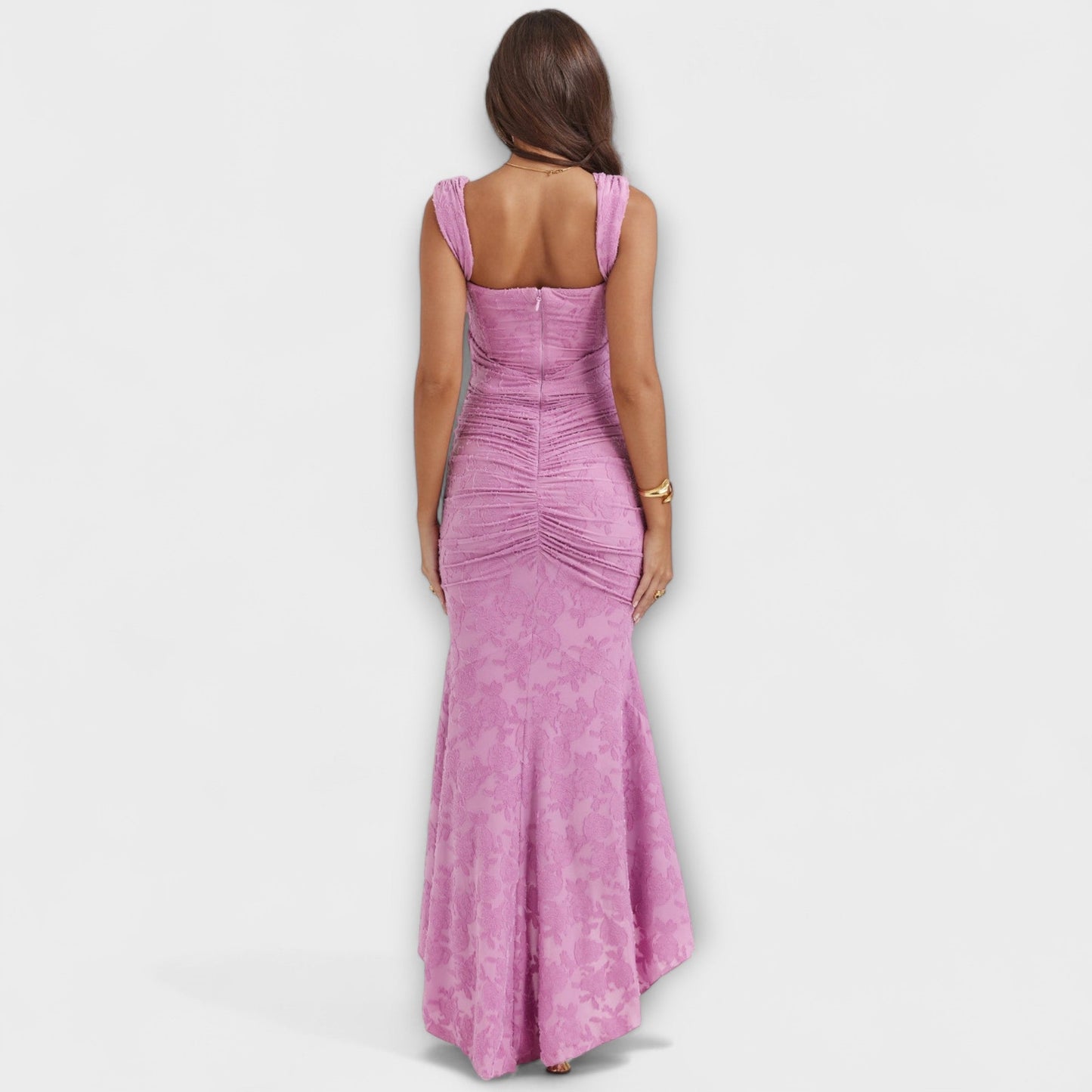 Renske - Elegant Long Dress with Refined Corset