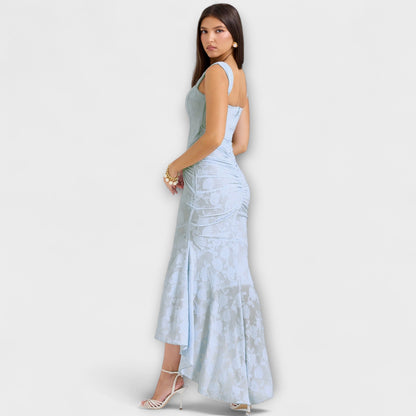 Renske - Elegant Long Dress with Refined Corset
