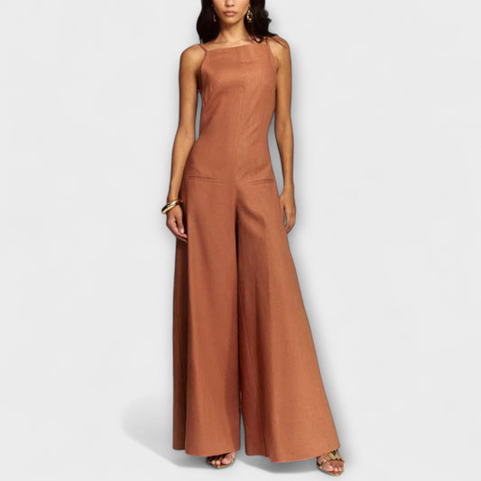 Ylva - Shimmering Halter Jumpsuit