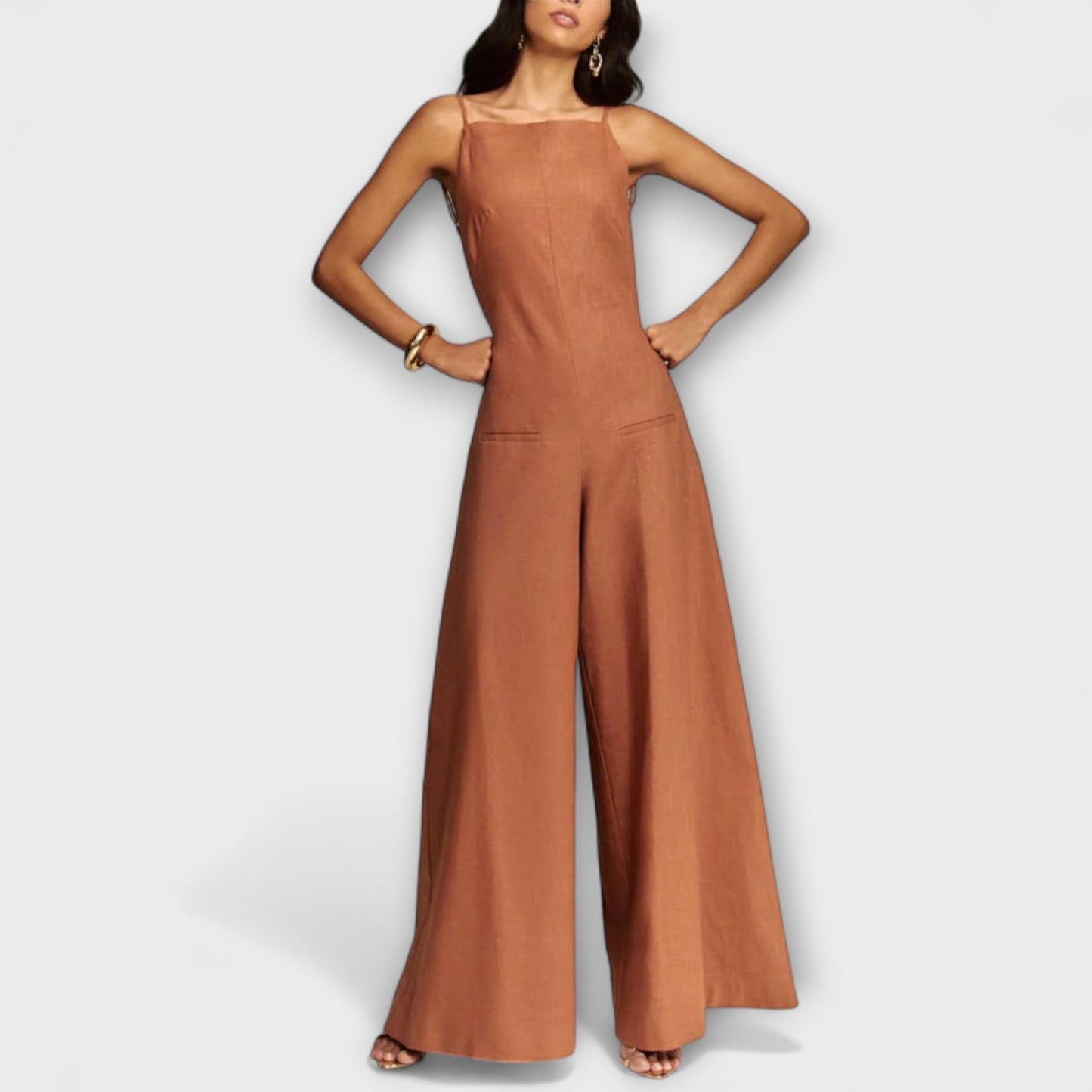 Ylva - Shimmering Halter Jumpsuit