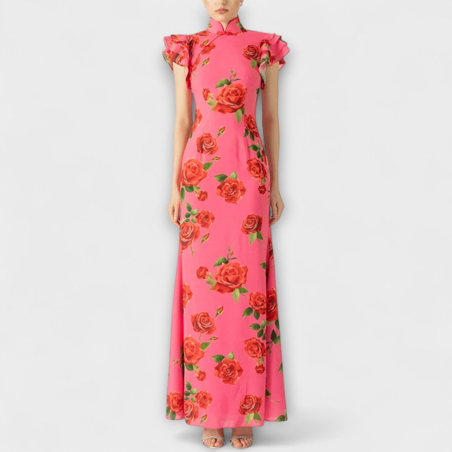 Luna - Floral Print Maxi Dress