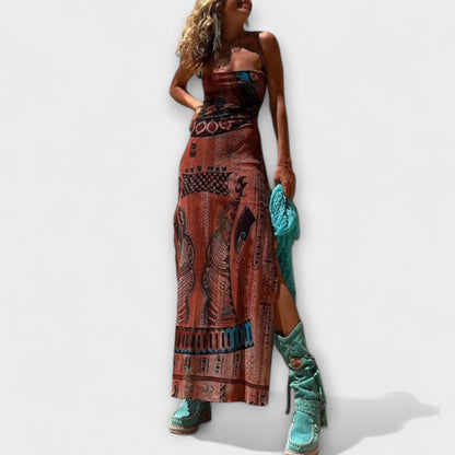 Fee - One-of-a-Kind Midi Dress with Cowl Neck