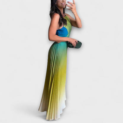 Haven - Trendy Backless Tie-Dye Maxi Dress