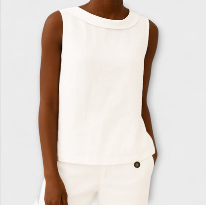 Brianna - Stylish Sleeveless Top
