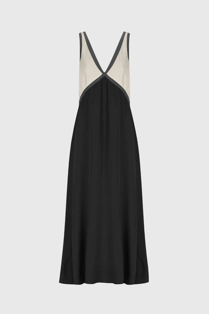 Summer Boho Dress with V-Neck