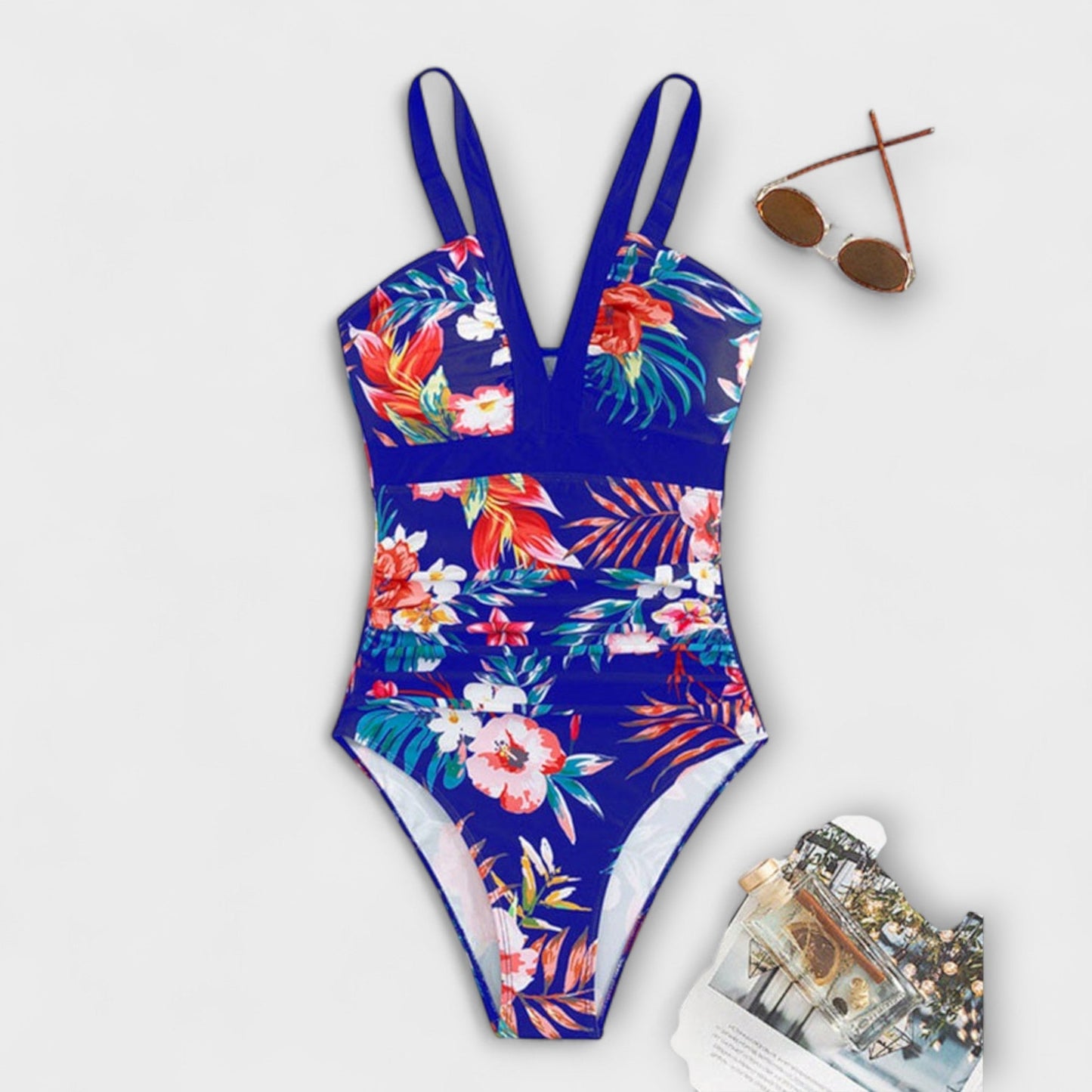 Janet – Elegant Floral Pattern Jumpsuit