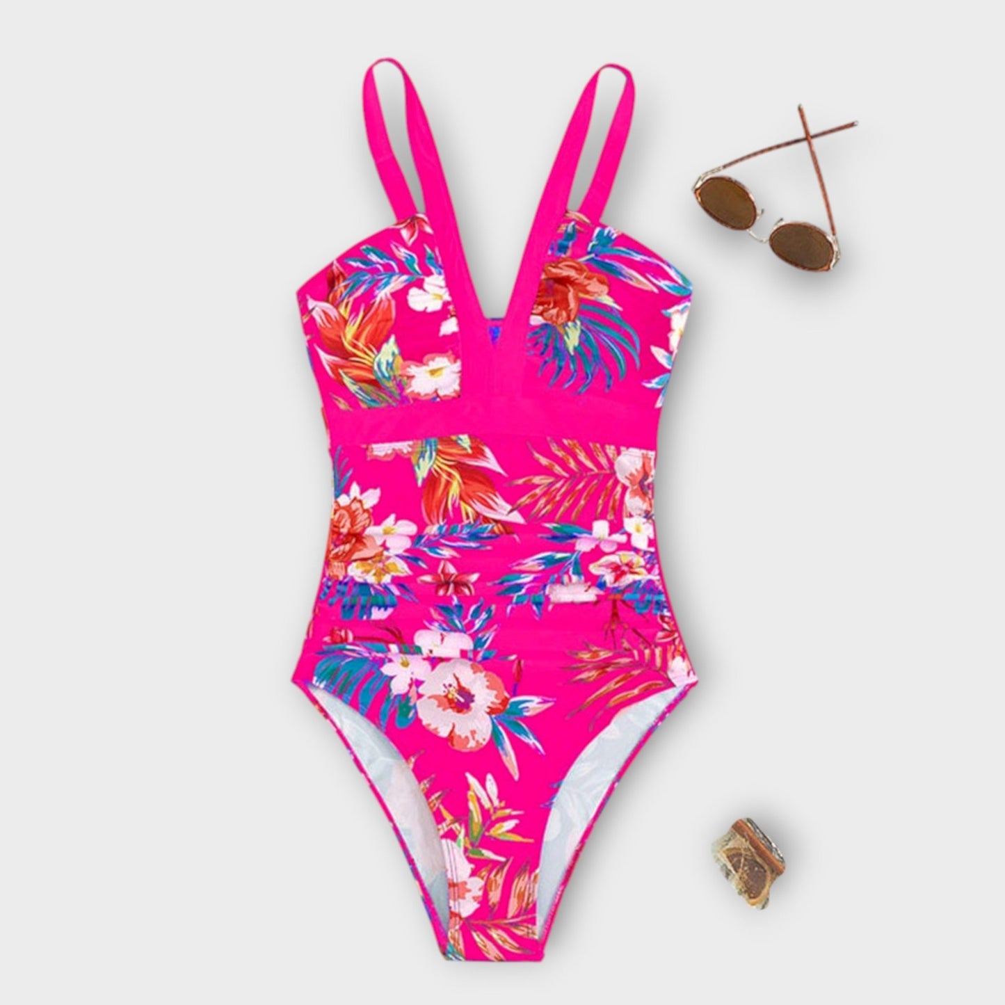 Janet – Elegant Floral Pattern Jumpsuit