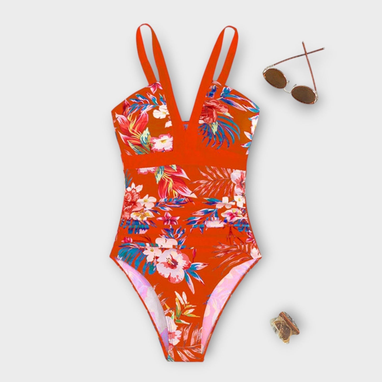 Janet – Elegant Floral Pattern Jumpsuit