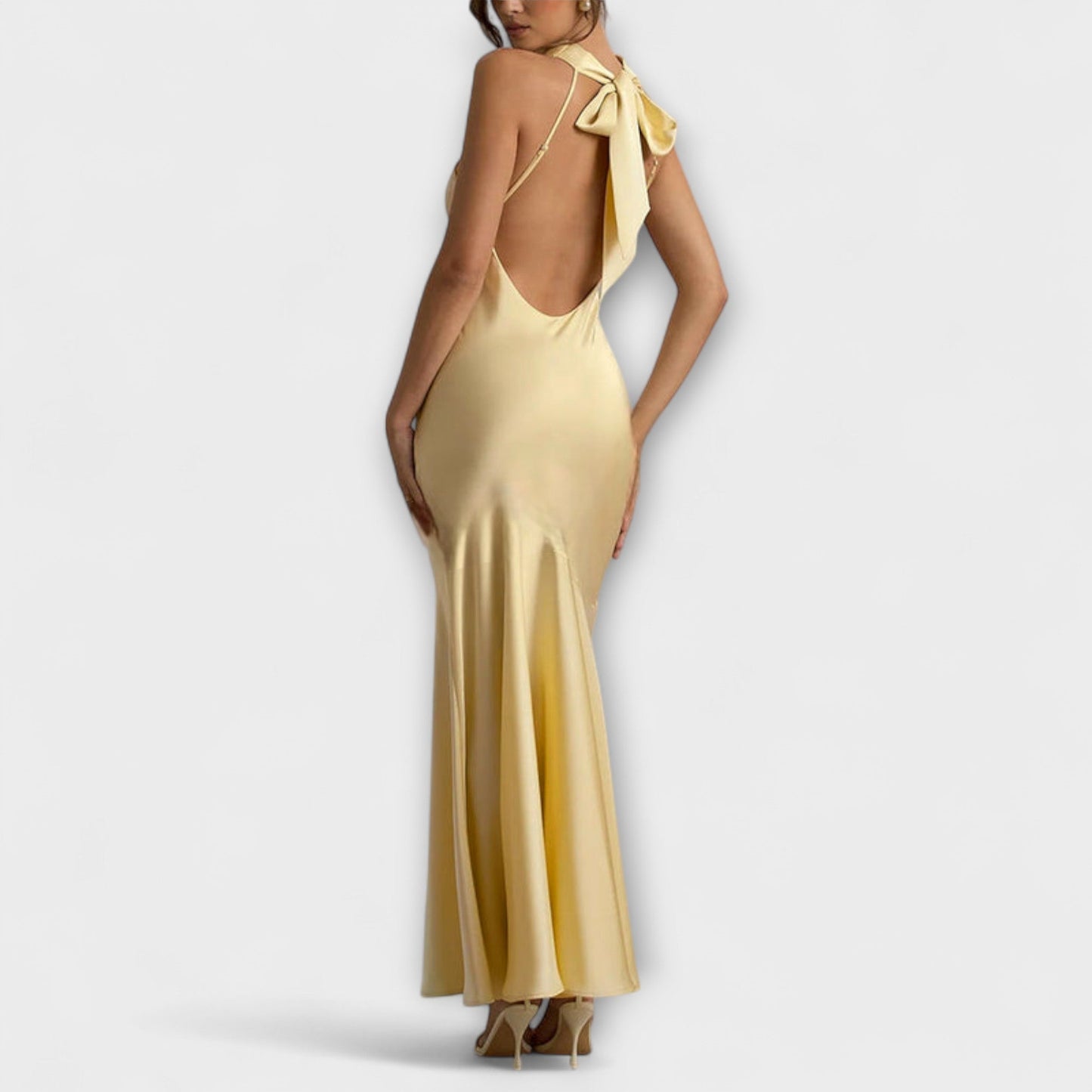Lennon - Elegant Satin Maxi Dress