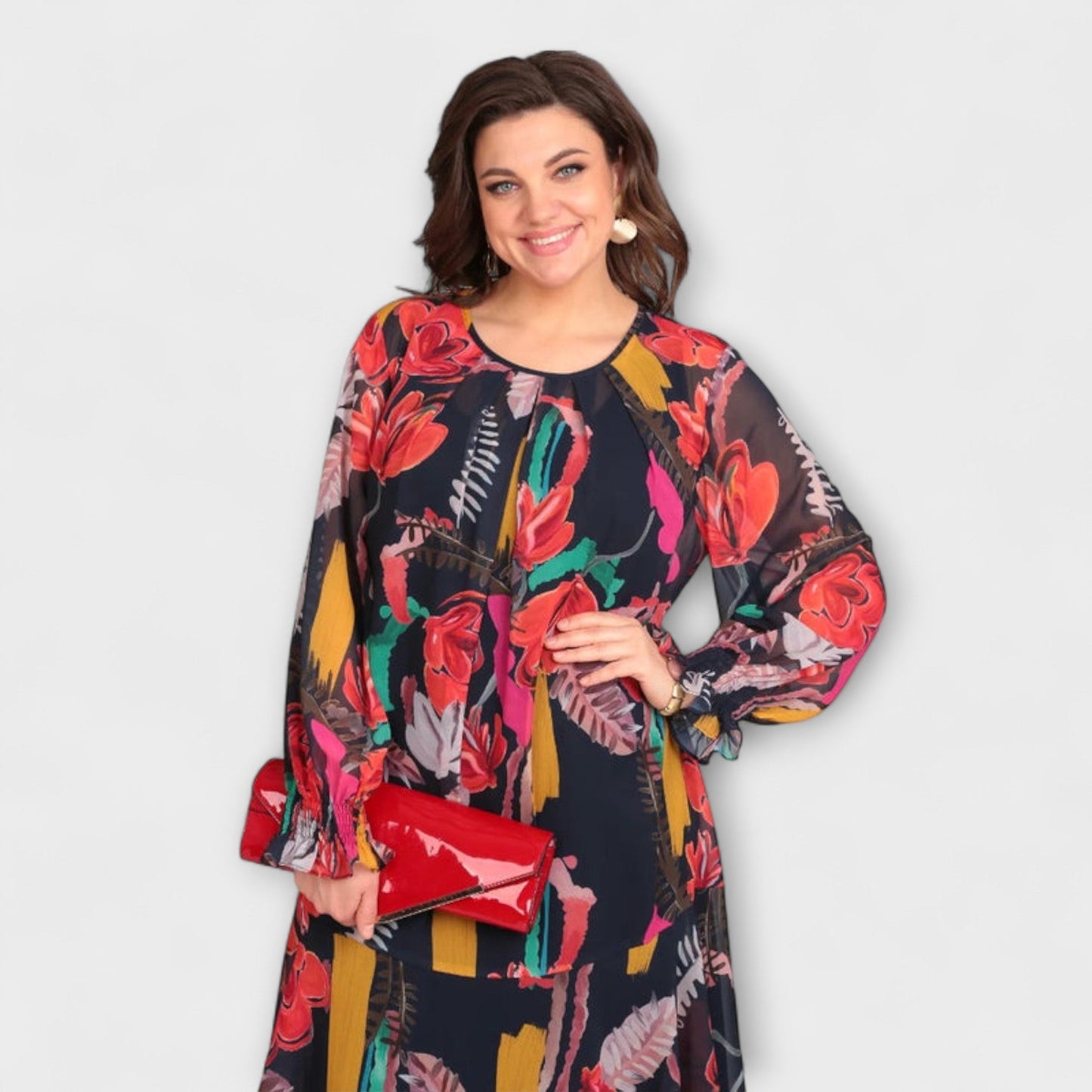 Caroline - Elegant Plus-Size Dress for Maximum Comfort