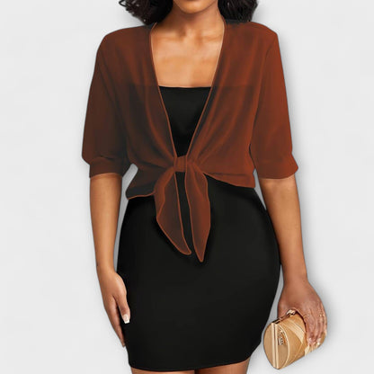 Olivia - Open Front Blouse