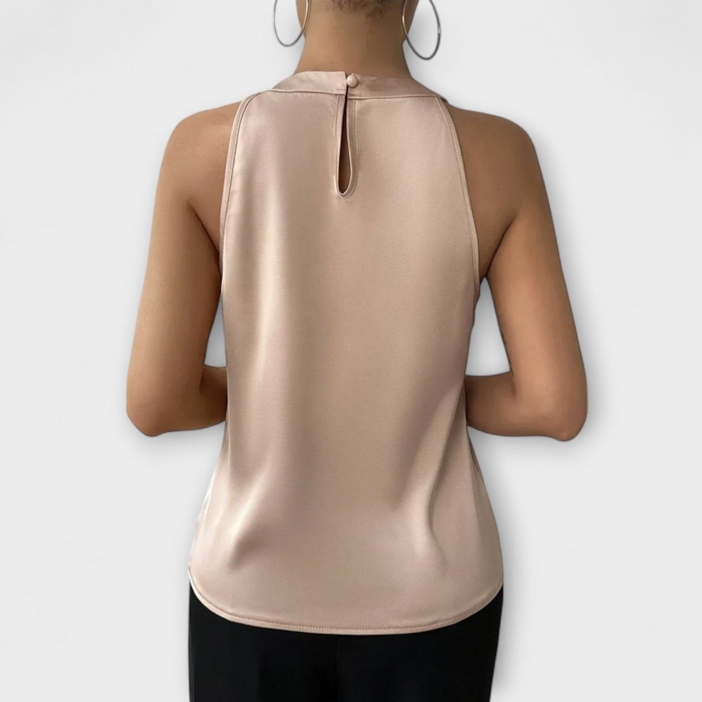 Skye - Stylish Satin Off-Shoulder Blouse