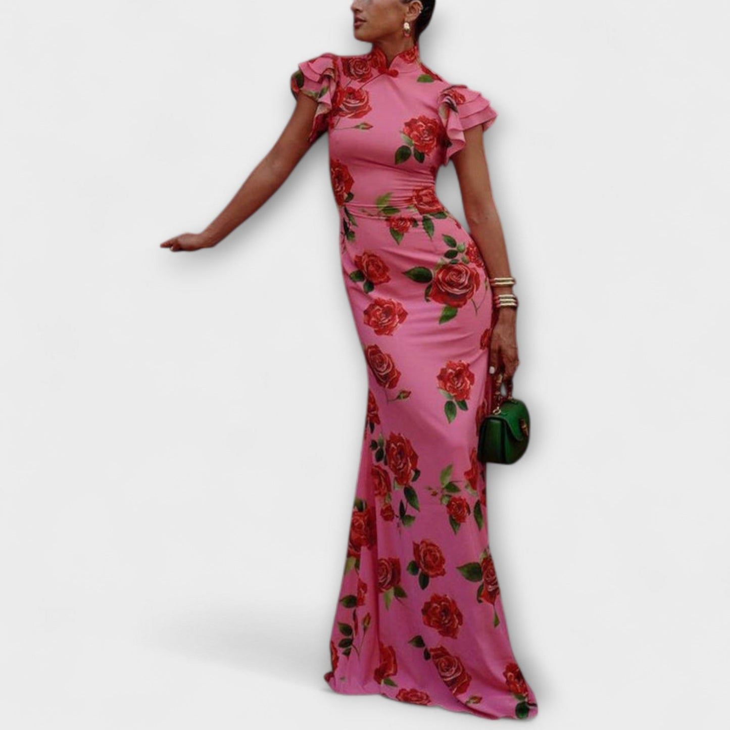 Luna - Floral Print Maxi Dress