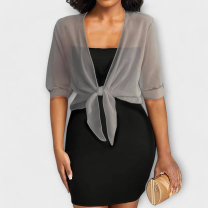 Olivia - Open Front Blouse