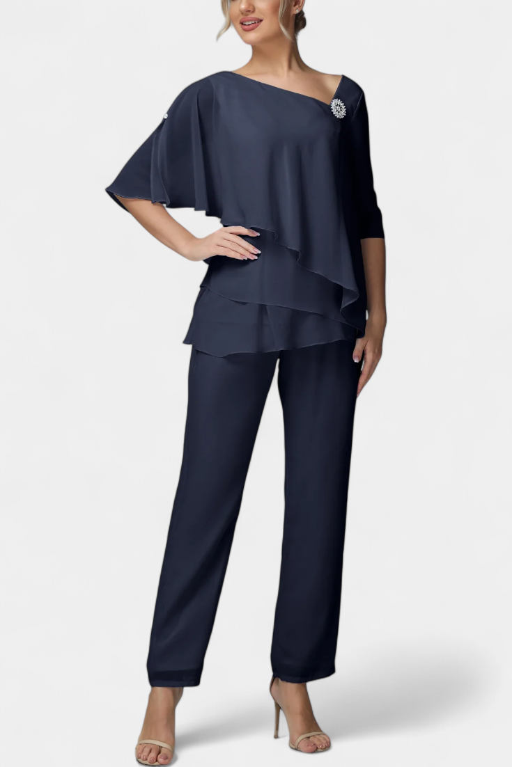 Dinah Two-Piece Set with Effortless Feminine Silhouette