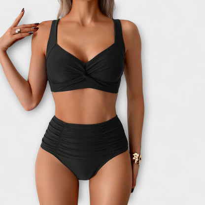Nicole – Gathered Fabric Bikini
