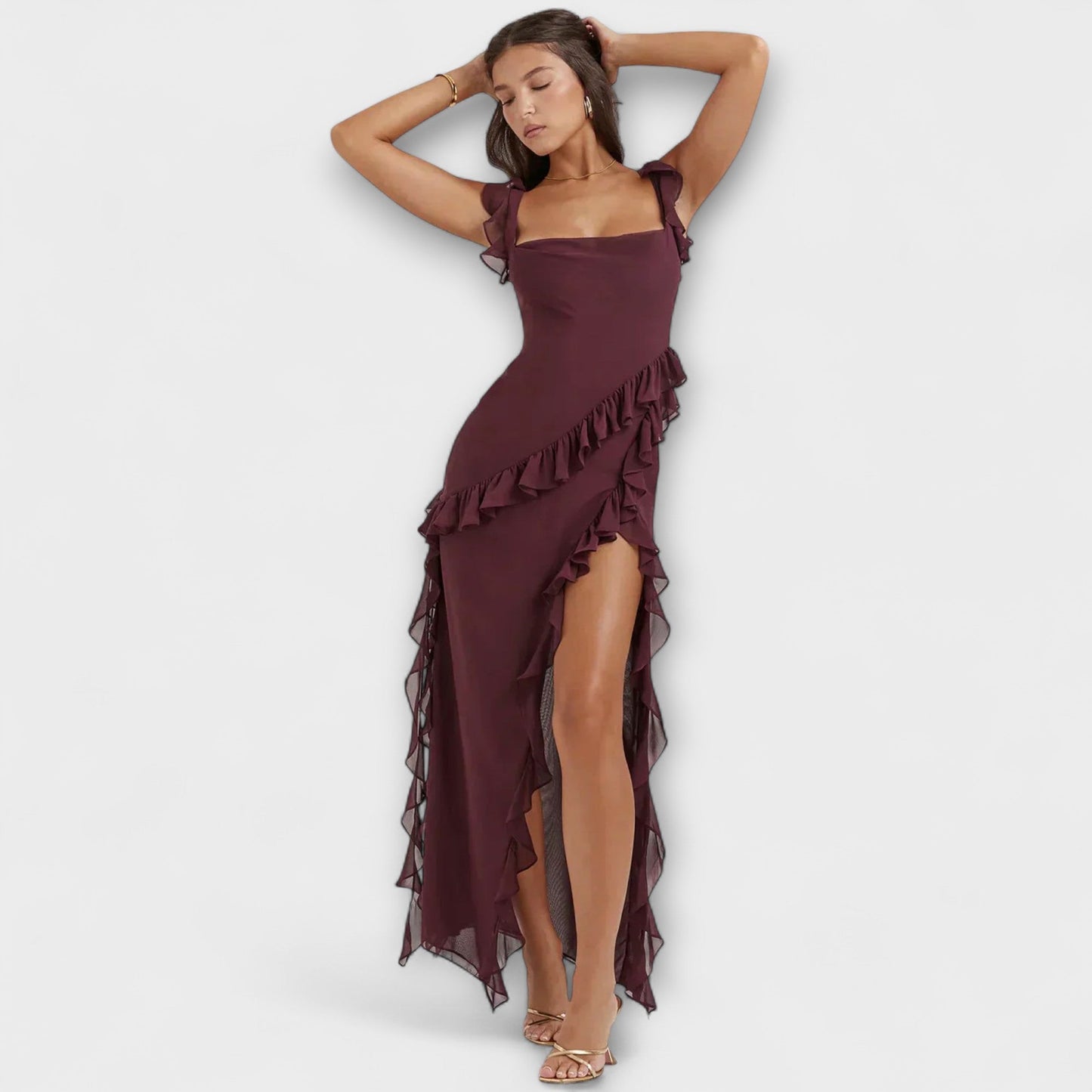 Lara - Chic Maxi Dress with Slit
